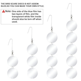 XPCARE discs add decorative flair while deterring birds in the garden