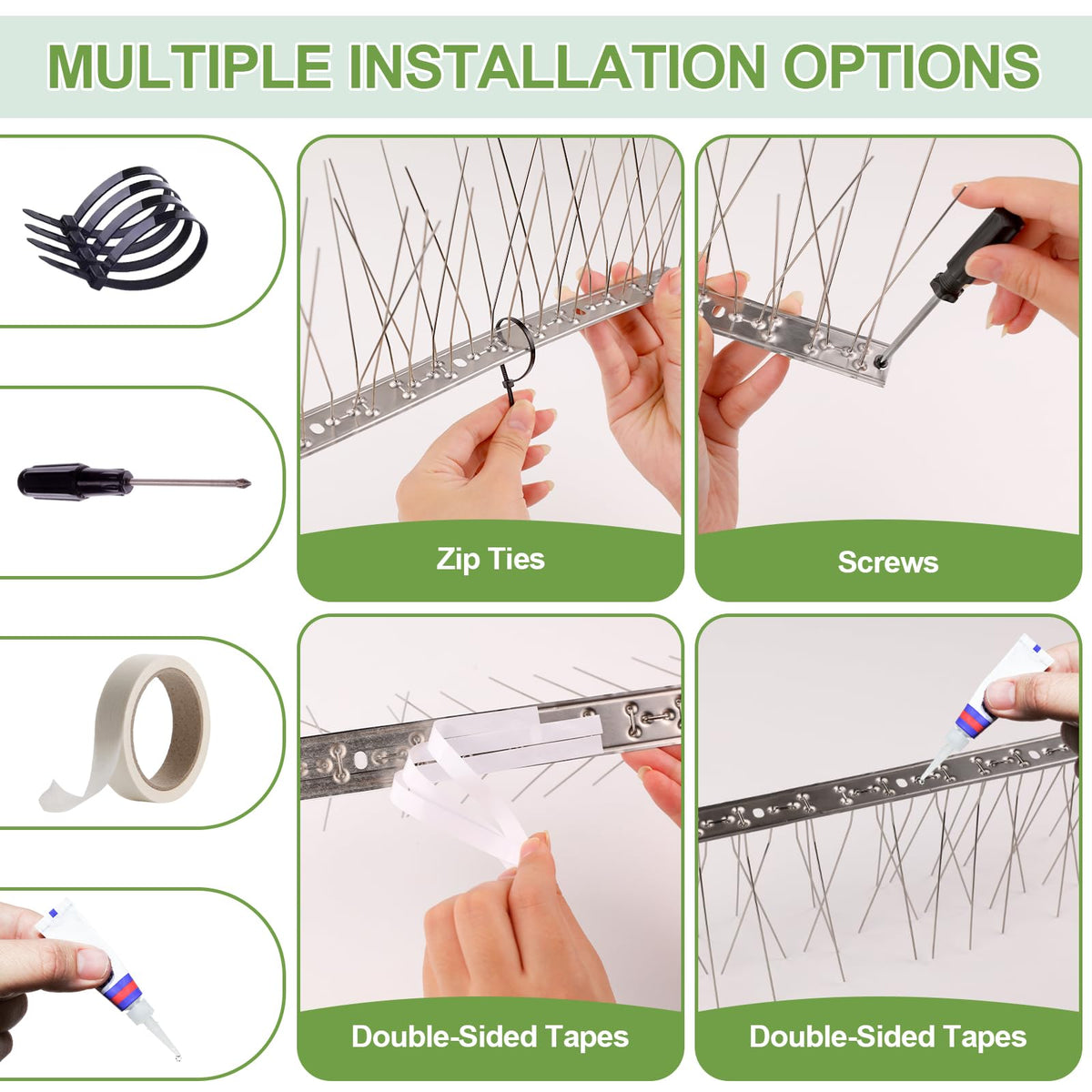 XPCARE window sill application demonstrates reliable deterrence for sparrows and pigeons.