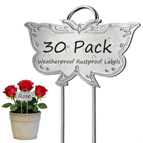 XPIEYSOL butterfly plant label with 11-inch stake for easy garden labeling.