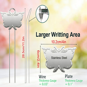 XPIEYSOL stainless steel label with durable rust-proof surface for outdoor use.
