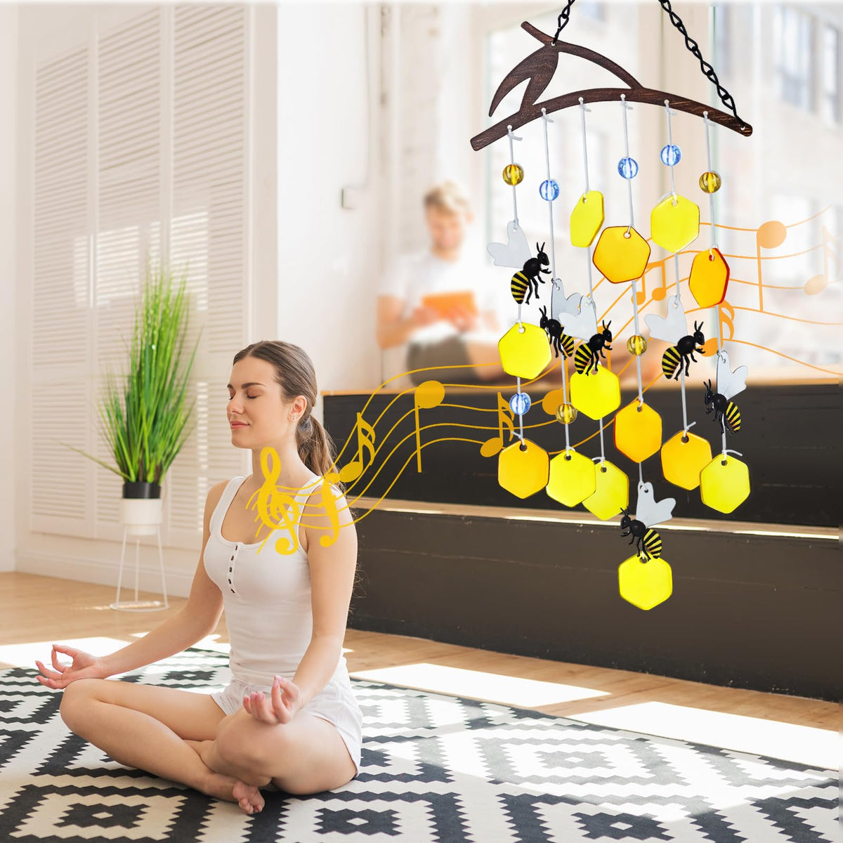 X-PREK Weatherproof wind chimes withstand rain and seasonal changes.