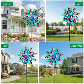 XPSCOCO IP65-rated wind spinner withstands rain and snow.
