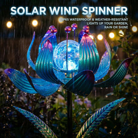 XPSCOCO easy-assembly wind spinner parts come together without tools