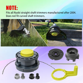 XQK Ryobi straight shaft attachment for ry15527 enables easier trimming
