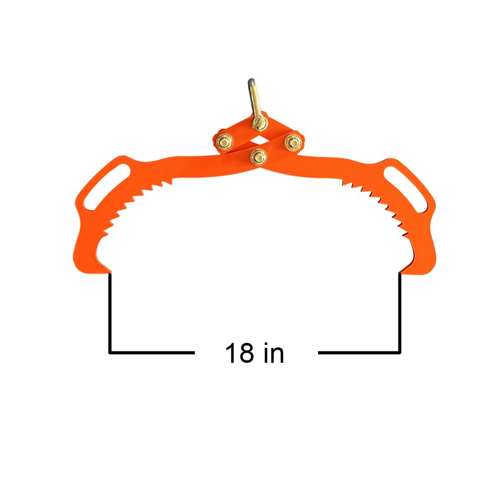 XROPURR log skidding tongs provide 18-inch reach for towing logs