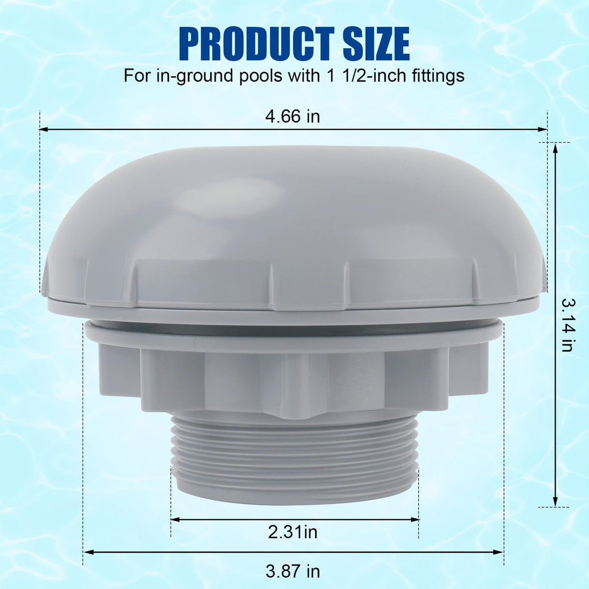 XT ABS housing offers durable, everyday pool use and long-lasting performance.