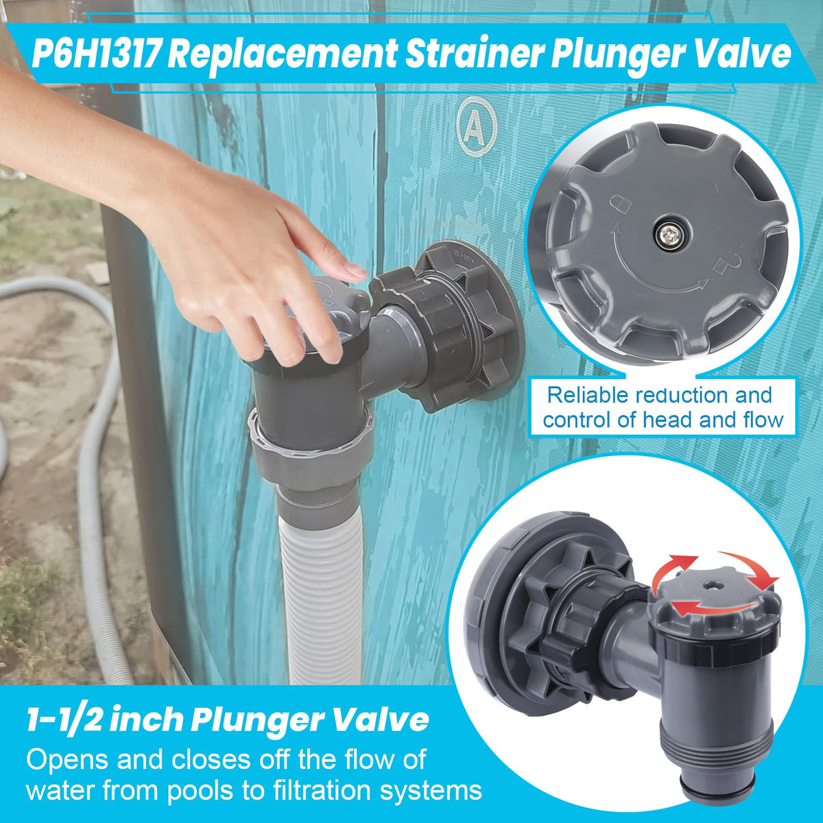 Easy-installation XT valve replacement saves time during setup and repairs.