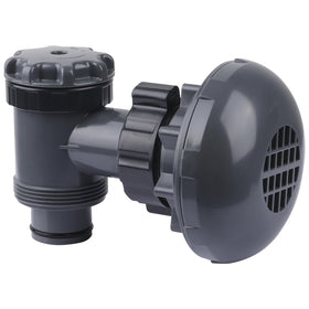 XT on/off plunger valve with strainer for above-ground pools enhances filtration setup.