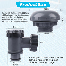 XT pool valve replacement simplifies maintenance and pump performance.