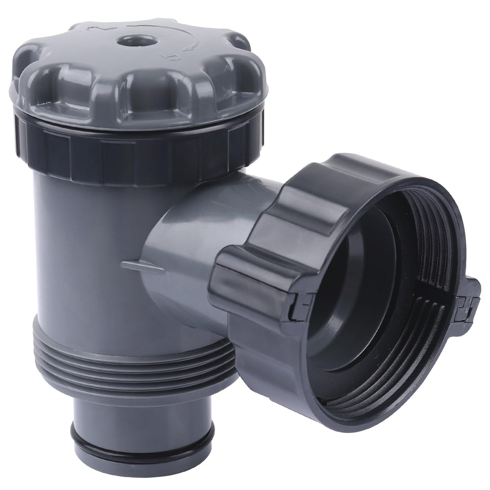 XT plunger valve closeup showing secure connection for above-ground pools