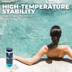 Xtremeclear bromine tablets low-odor design helps spa relaxation without strong chemical scent