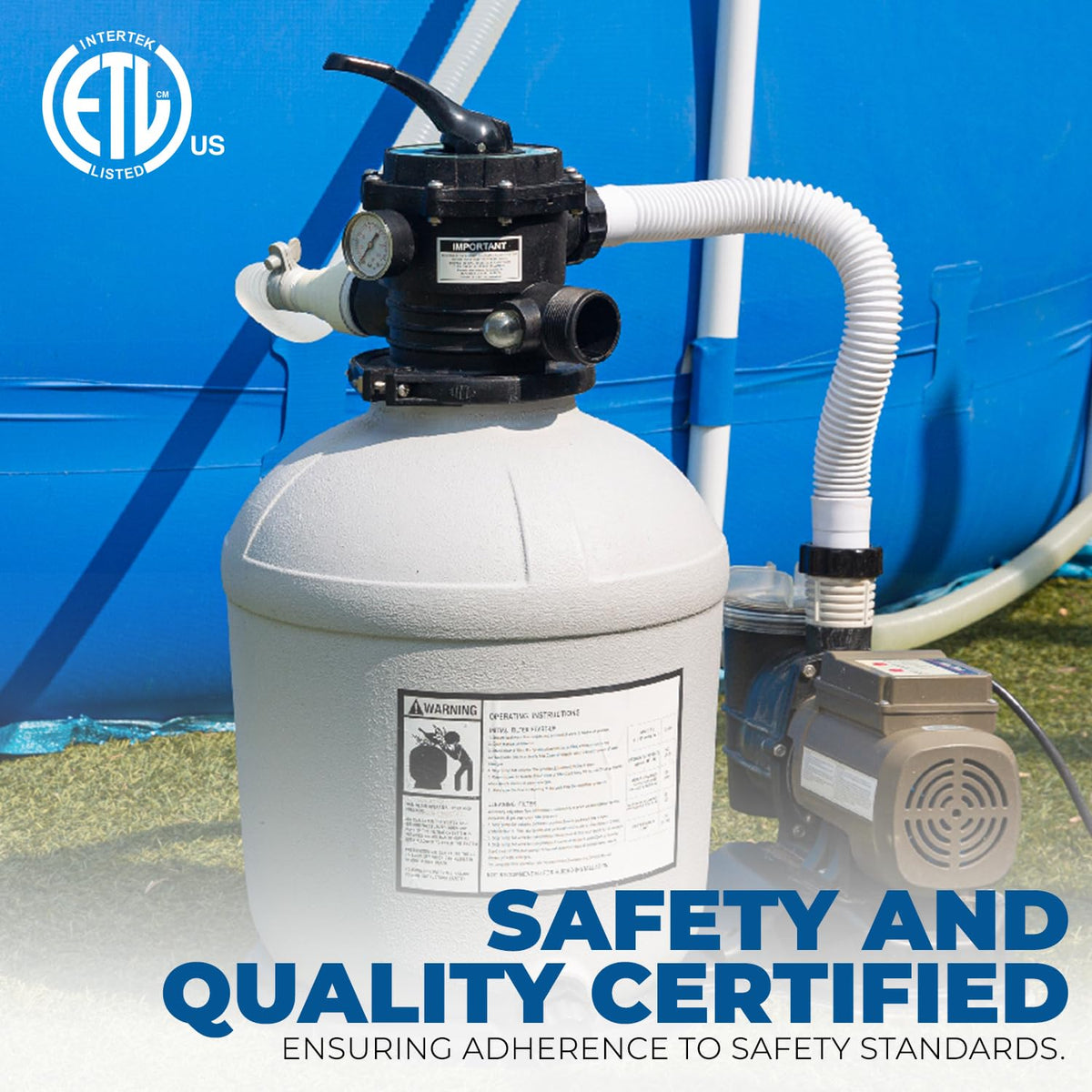 XtremepowerUS 3/4 HP motor delivering reliable water flow