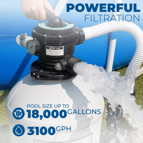 XtremepowerUS 7 way valve close up for versatile pool filtration options