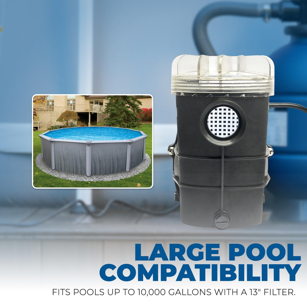 XtremepowerUS clear lid and basket area emphasizes easy maintenance.