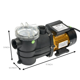 XtremepowerUS weather-protected shell designed for outdoor pool setups.