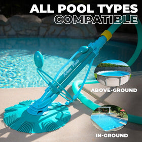 XtremepowerUS quiet operation reduces noise during automated pool cleaning.