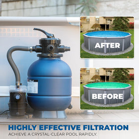 XtremepowerUS 4-way valve enables versatile maintenance for clean water.