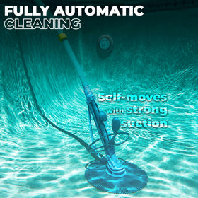 XtremepowerUS versatile cleaner works on many pool shapes and sizes.