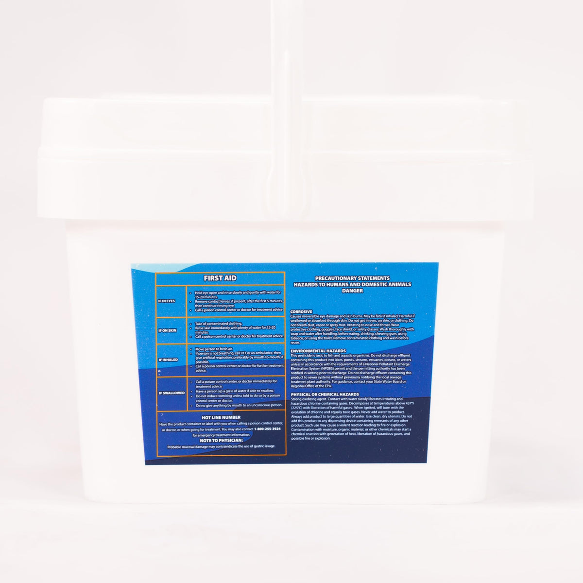 Xtremeclear UV stabilized tabs resisting sun burn-off for longer use
