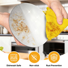 XUDAKAIXIN 6.3 inch press helps drain grease for cleaner, crisper results.