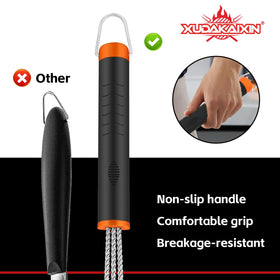 XUDAKAIXIN ergonomic handle offers comfortable grip during high-heat cleaning