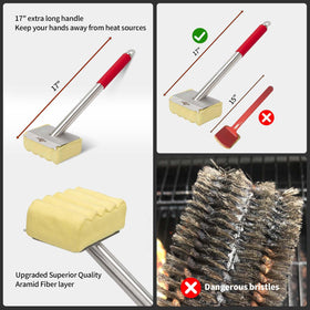 XUDAKAIXIN ergonomic design enhances control during outdoor grilling.