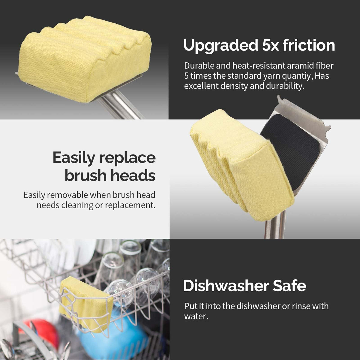 XUDAKAIXIN compatible with gas, charcoal, pellet grills and griddles.