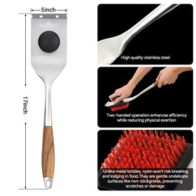 XUDAKAIXIN replaceable brush head to refresh the tool seasonally.