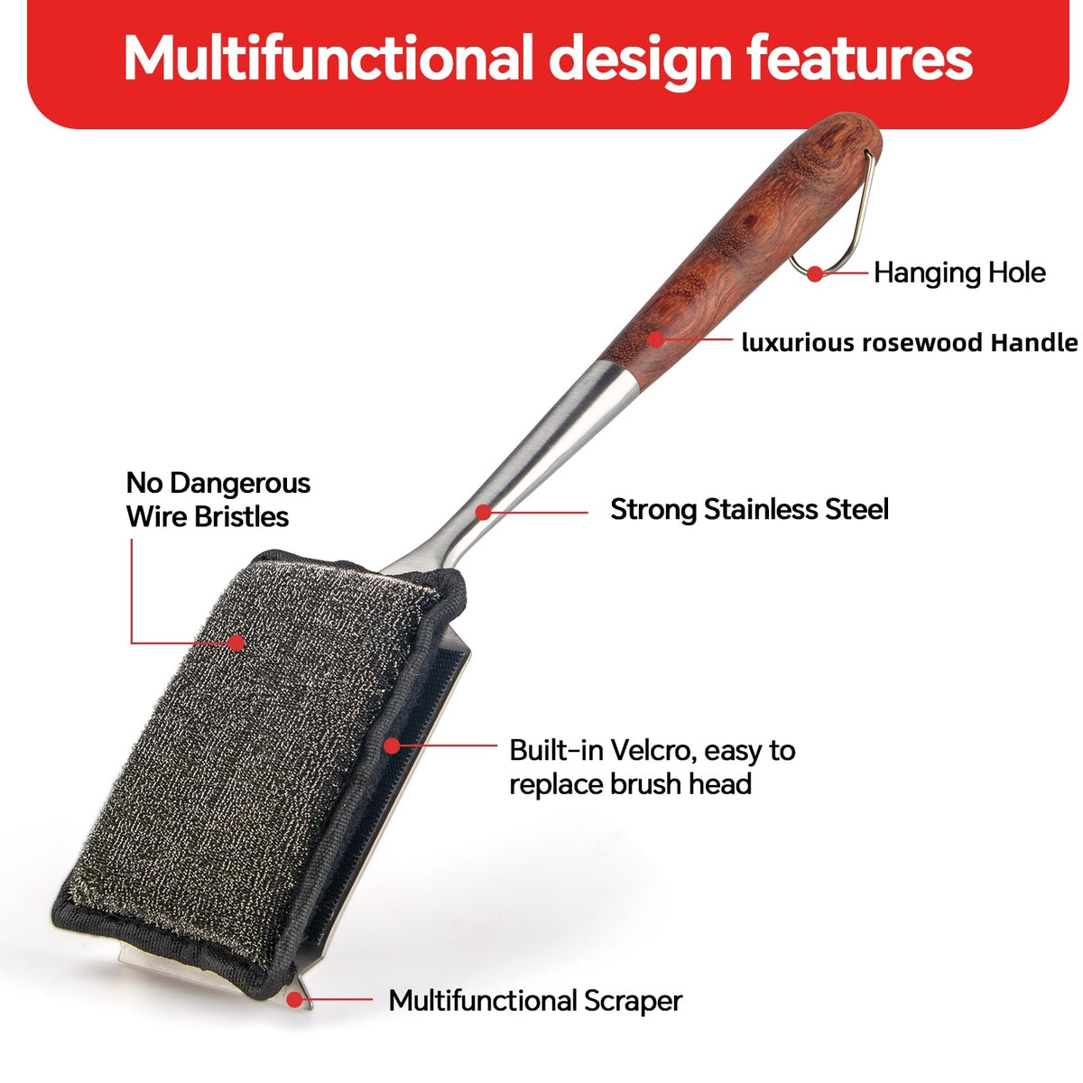 XUDAKAIXIN replaceable brush head for easy maintenance