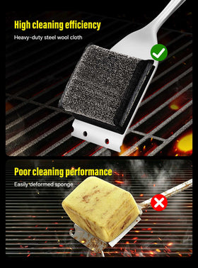 XUDAKAIXIN safe for cast iron and stainless steel grills during use.
