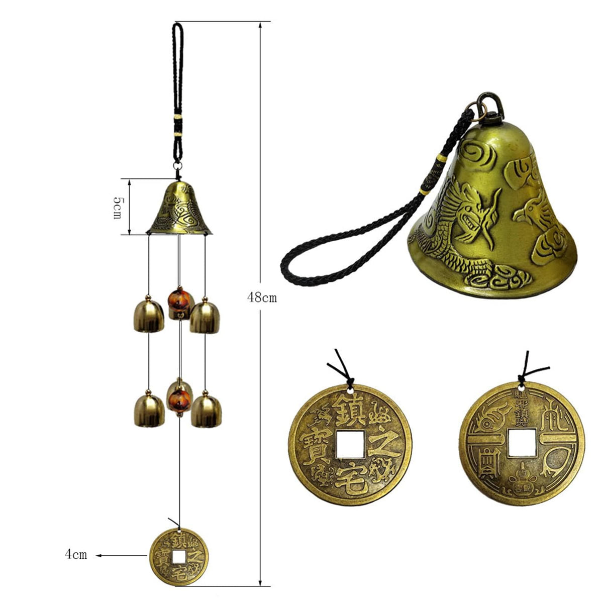 XUJIQI gift-ready wind chime for holidays and celebrations.