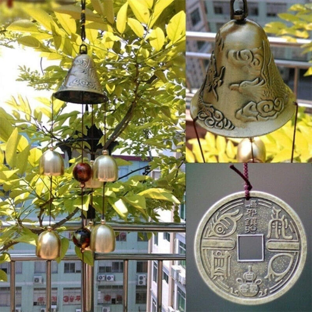 XUJIQI versatile home and garden decor wind chime.