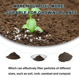 XULIFU easy-to-use sifter suits beginners and seasoned gardeners alike.