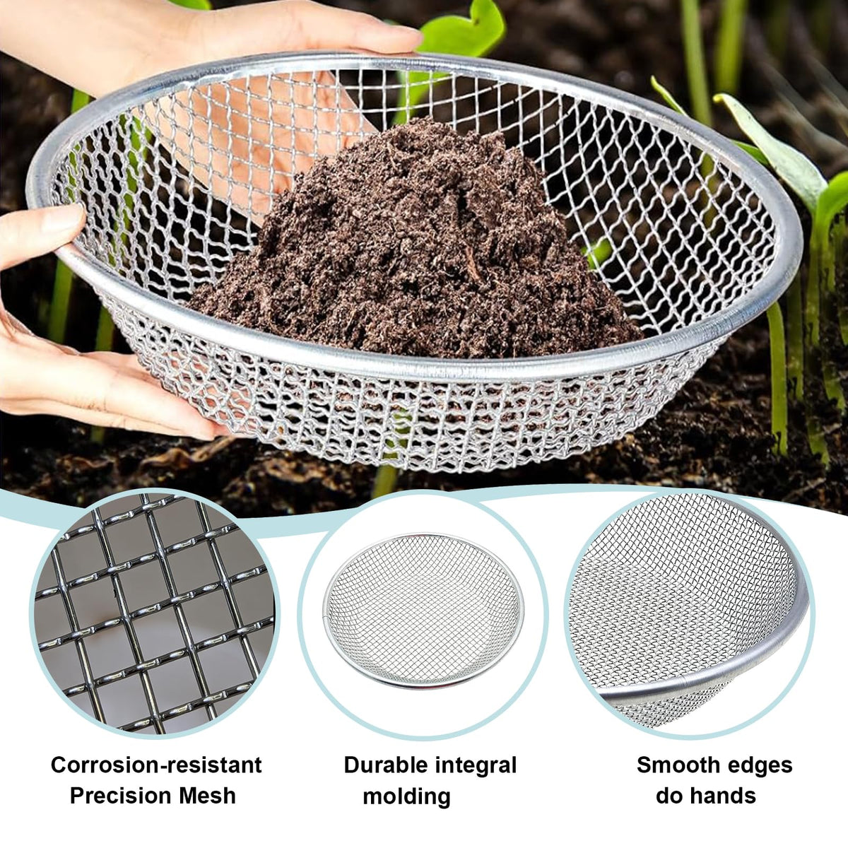 XULIFU multi-size mesh sifter isolates particles of varying scale efficiently.