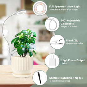 Xuligron pot-clip or soil-insert design fits versatile setups.