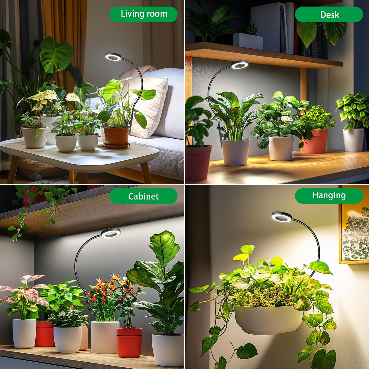 Xuligron home garden light enables flexible placement indoors.