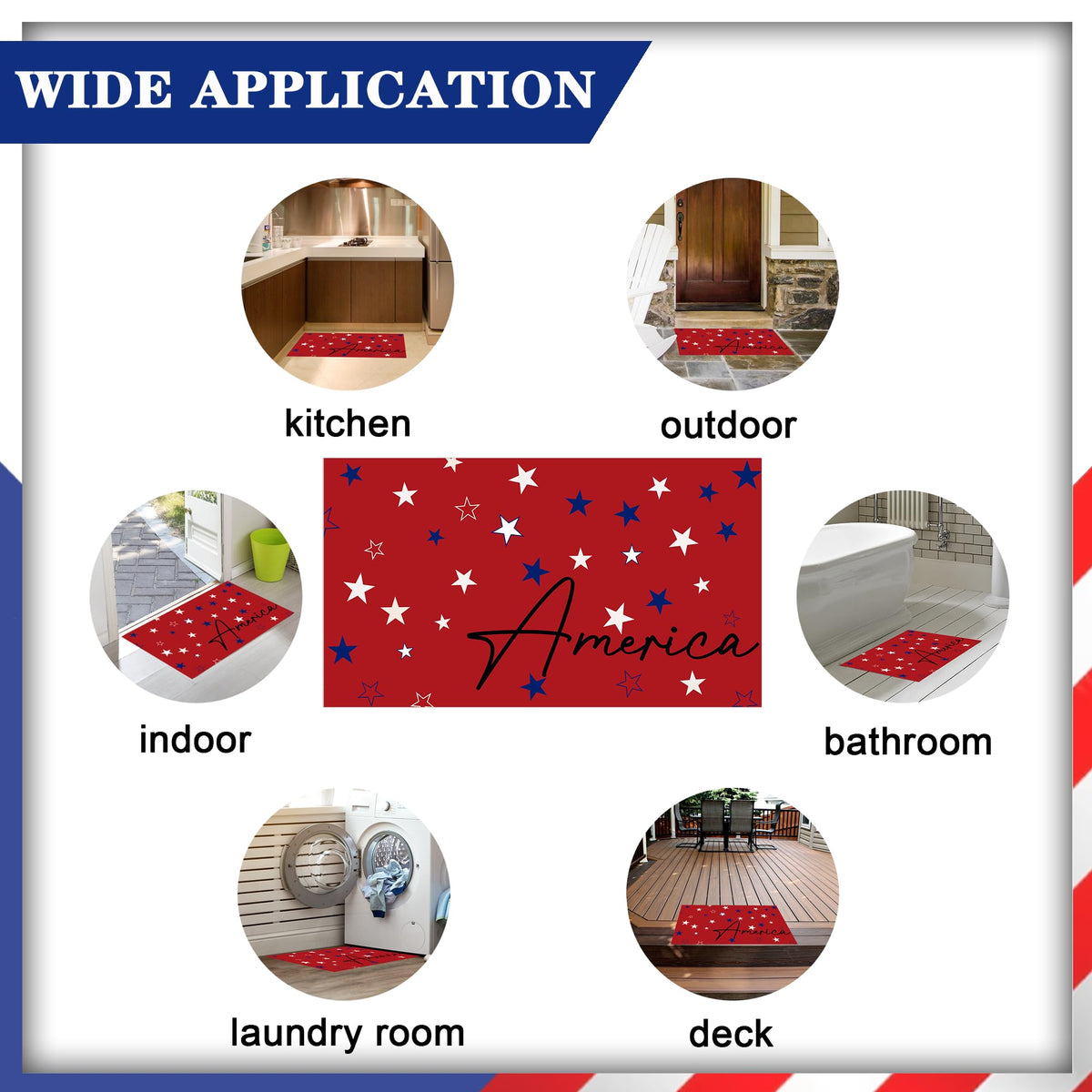 Xumuyin outdoor indoor entryway door mat stays put and welcomes guests.