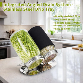 XUNWKONGG all in one system simplifies sprouting with no extra parts.