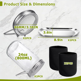 XUNWKONGG drip tray catches drips, keeping your kitchen clean.