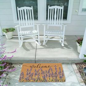 XuoAz easy-clean door mat is hose-friendly for quick maintenance.