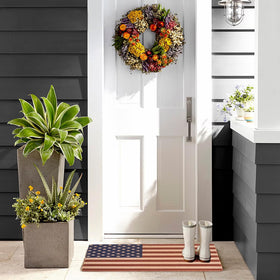 XuoAz Independence Day front porch mat ideal for seasonal decor.