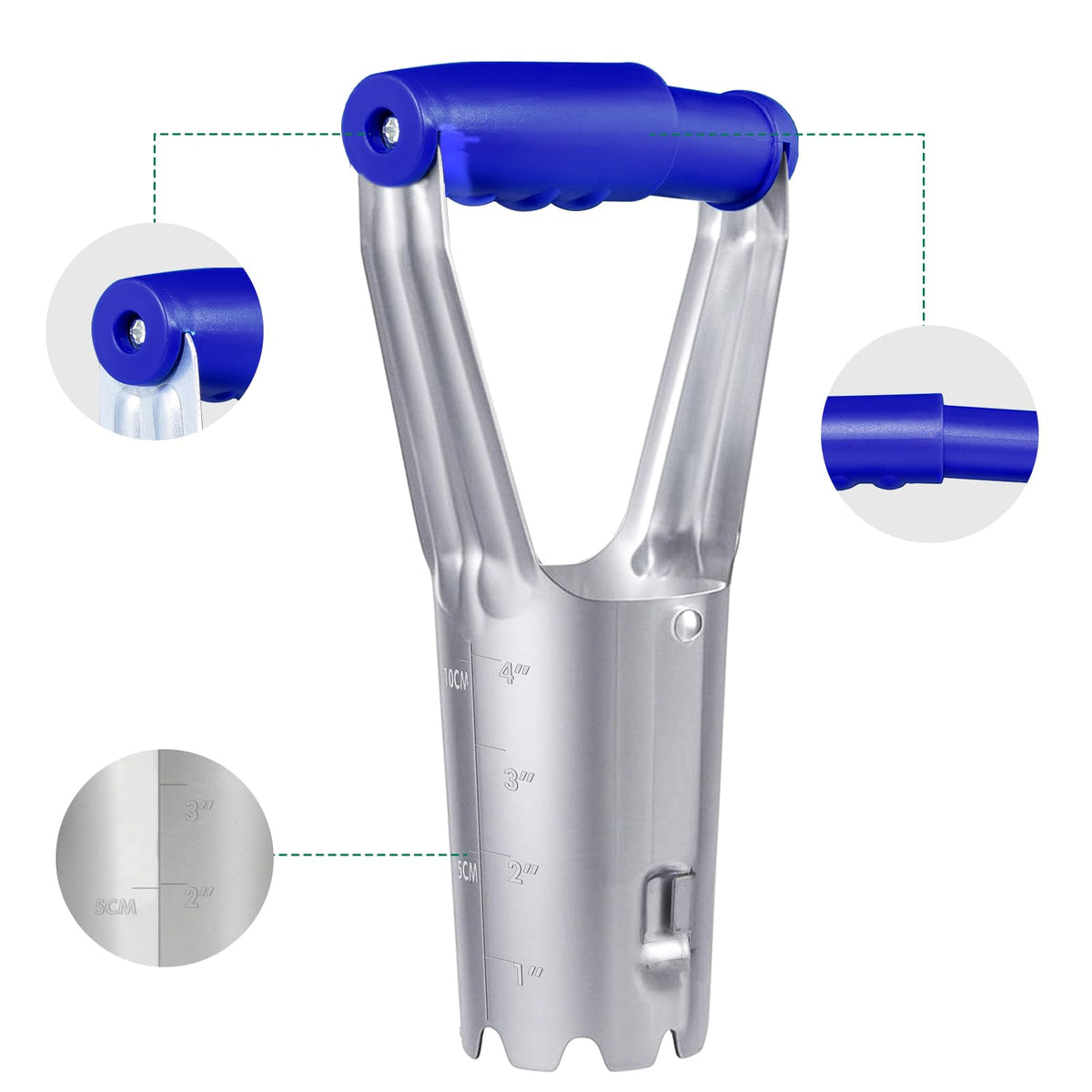 XVBITOR reinforced steel bulb planter resists bending