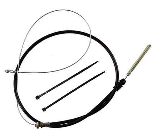 XVRTJ GW-55048P forward clutch cable, angle view, improves forward drive control on Bronco tillers.