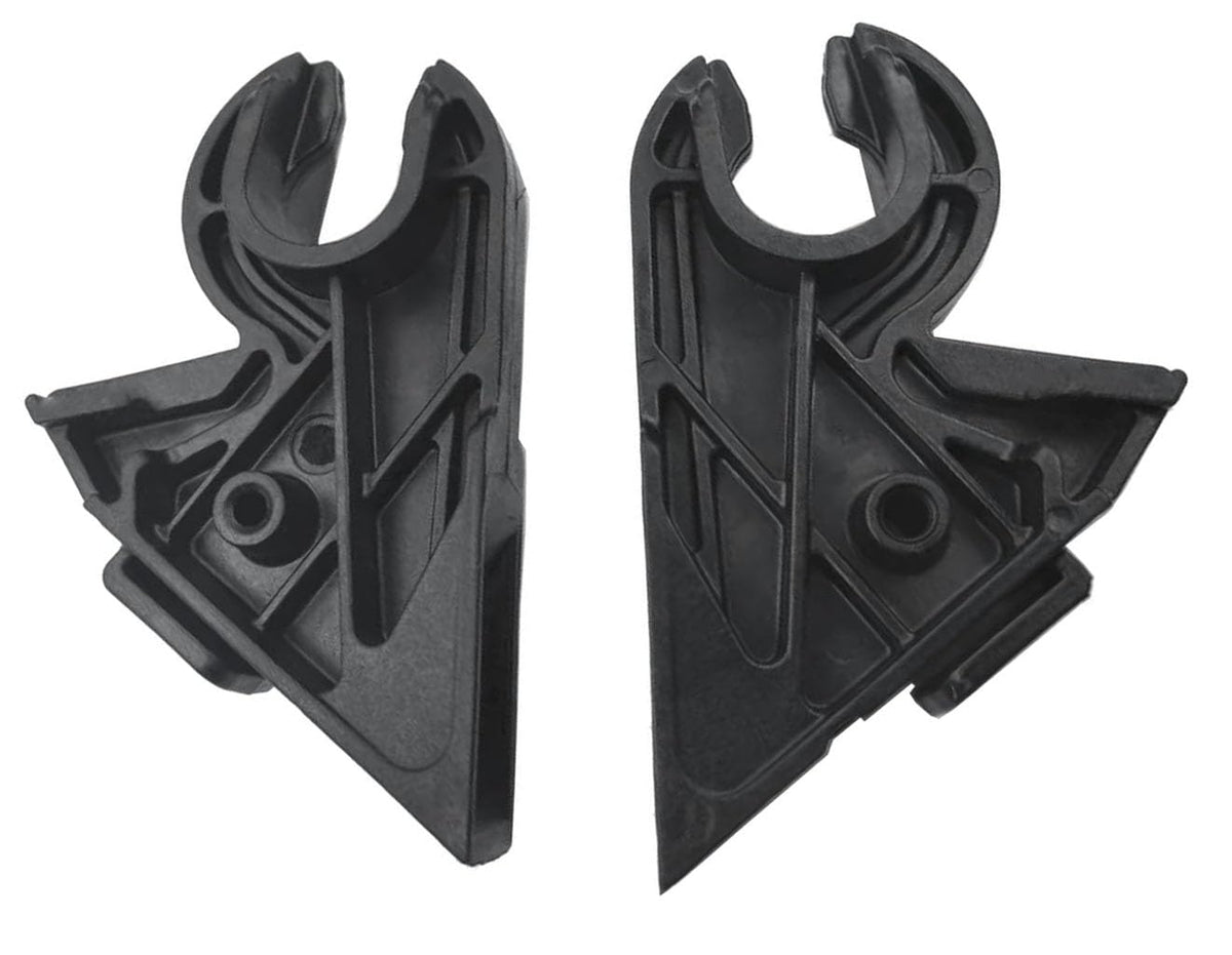 XVRTJ hood pivot bracket close-up showing durable metal construction for Cub Cadet
