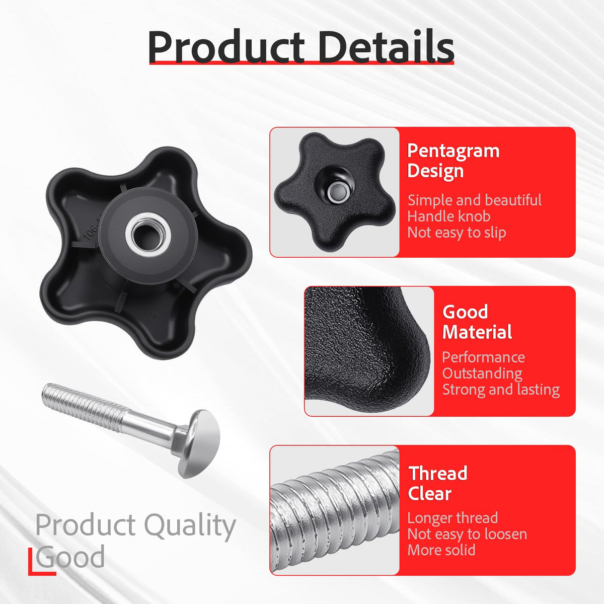 XVRTJ lawn mower handle installation kit shown for secure assembly.