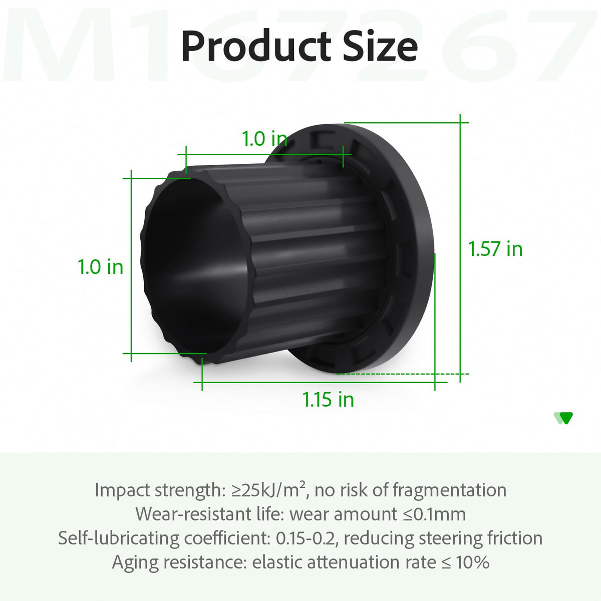 Eight-pack bushing set fits EZtrak and Ztrak John Deere models