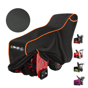 XXCXX snow blower cover front view shields the machine from rain and dust.