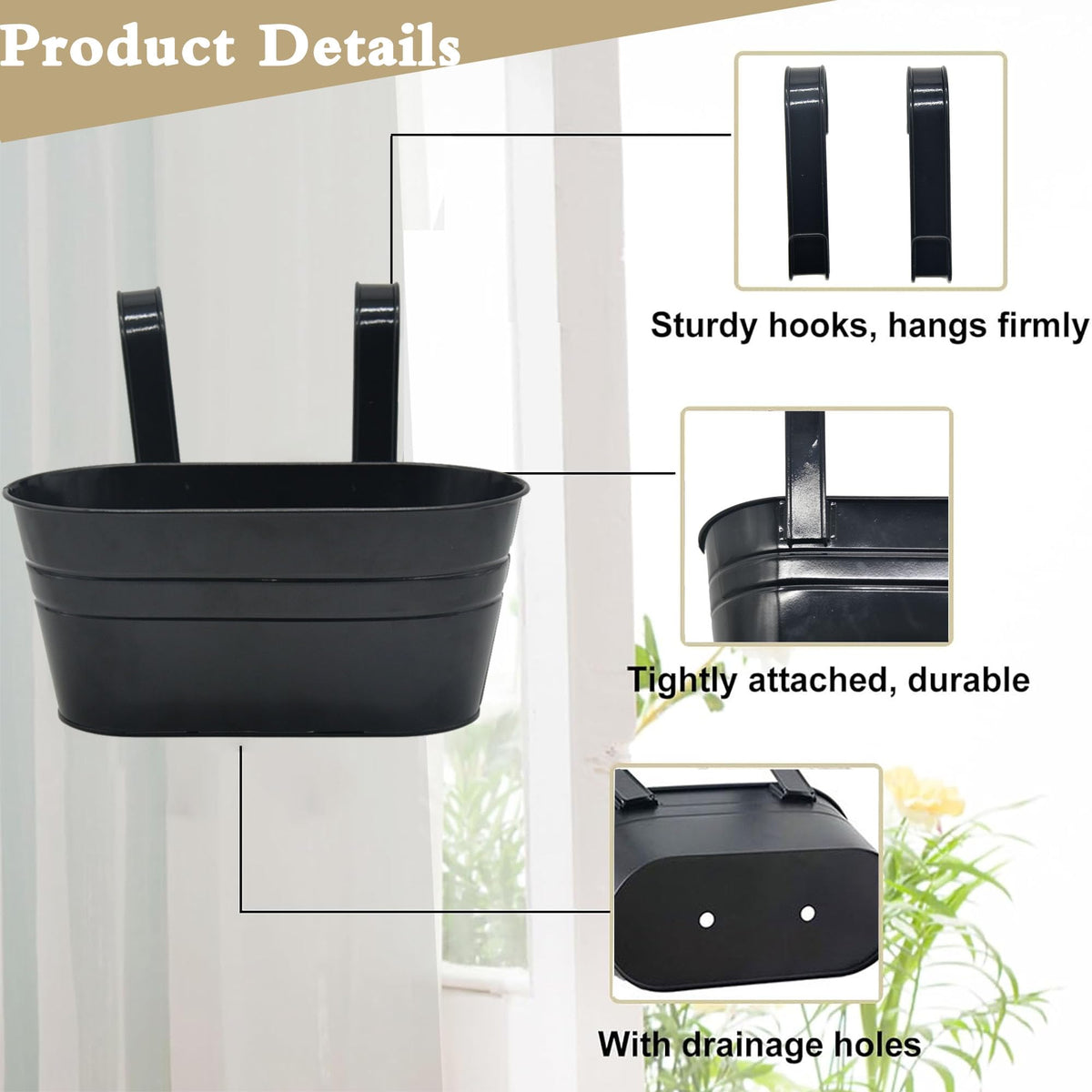 XXFBJNMD drainage holes promote healthy plant roots and soil