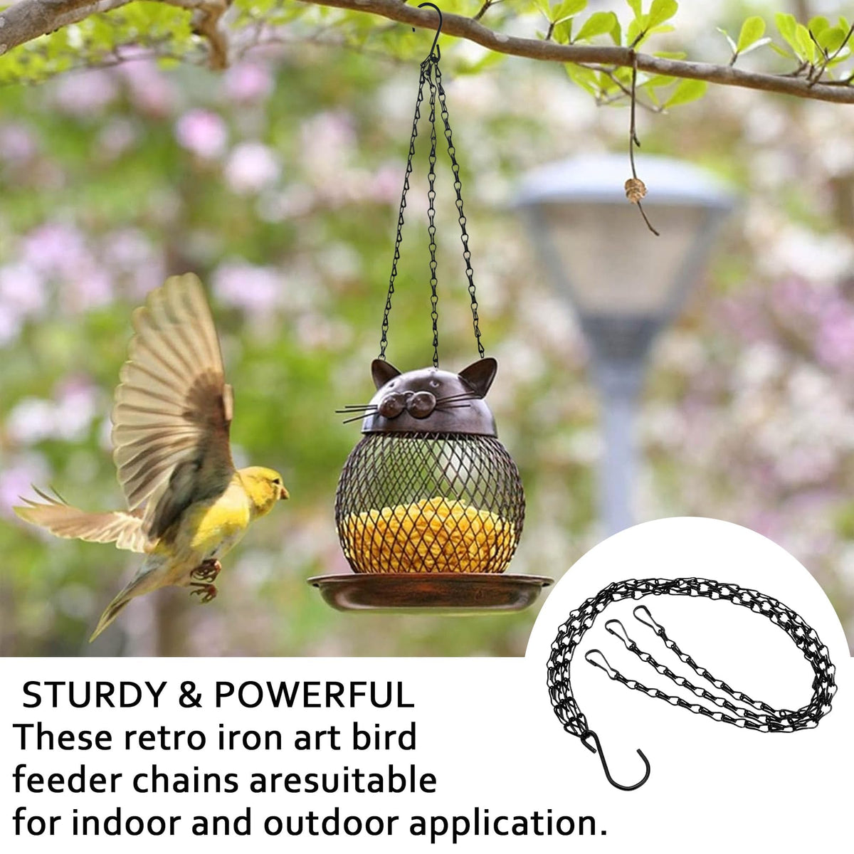 XXFBJNMD S-shaped hook aids quick installation and shortening.