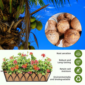 XXINGEM liners offer flexible fit for various planters and baskets.